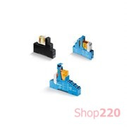 Реле ИФМ; 2CO; 8A; 24В DC чк; AgNi; LED+диод; металл; push-in; DIN-рейка; 15.8мм