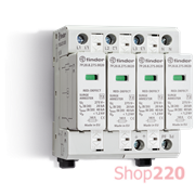 ПЗИП; Тип 2; 4L; 230В AC; 20 kA; 4 варистора; модульное; 71.8мм