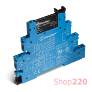 Реле ИФМ SSR; 6A-24В DC; 125В DC чвх; твердотельное; LED; защита вх.; зажим.; DIN-рейка; 6.2мм