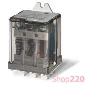 Реле; 3CO; 16A; 12В DC; AgCdO; силовое; зад.фланец; Faston250; RT I