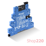 Реле ИФМ; MasterPLUS; 1CO; 6A; 220-240В AC; AgNi; LED; шунт; OUT защита; зажим.; DIN-рейка; 6.2мм