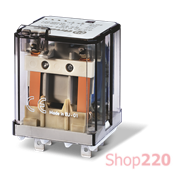Реле; 2CO; 16A; 230В AC; AgCdO; силовое; LED; розетка S92/Faston187; RT I