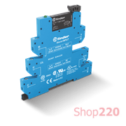 Реле ИФМ SSR; MasterINPUT; 6A-24В DC; 24В AC/DC; твердотельное; LED; защита вх.; IN bus-bar; зажим.; DIN-рейка; 6.2мм