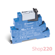Реле ИФМ; 1CO; 16A; 60В DC чк; AgNi; LED; защита кот.; зажим.; DIN-рейка; 14мм