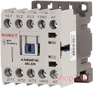 Контактор 6А, 220В, no, малогабаритный, e.industrial.ukc.6M.220 Enext
