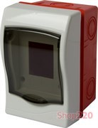 Корпус пластиковый 2-модульный встраиваемый Multusan, e.plbox.stand.w.02mU Enext