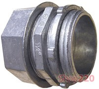 Ввод металлический цанговый, e.industrial.pipe.dir.collet.1-1/2" Enext