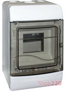 Корпус пластиковый, навесной (NT) 9-модульный, однорядный, IP 55, Tarel