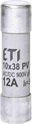 Сверхбыстрый предохранитель CH 10x38 gR 12A 900V (50kA AC) для защиты полупроводников