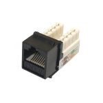 Компьютерный разъем RJ-45 UTP KeyStone, черный, 11014623 Hager