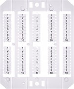 Маркировка клемм ESP-SHZ/1/1_10 (1-10, для пружин. Клемма 1,5 мм кв) (100шт)