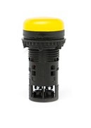 Лампа сигнальная желтая матовая LED, 24V AC/DC, ELPI-024C-Y