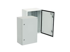 Металлический шкаф на 2 замка, В650xШ550xГ250, IP66, GT 65-55-25
