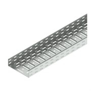 Лоток кабельный перфорированный с интегрированным соединением; размеры: 50x200x3000mm Толщ. металл-0,5