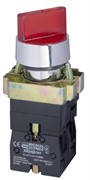 Кнопка красная поворотная 2-поз. с подсветкой, XB2-BK2465