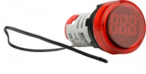 Круглый цифровой измеритель температуры ED16-22WD -25°С - 150°С (красный)