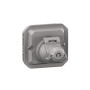 Адаптер для розетки информационной RJ IP55 (механизм), серый, Plexo