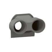 Мембрана с двойным вводом ISO 20, антрацит, Plexo