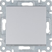 Выключатель крестовой, серебристый, Lumina WL0032 Hager
