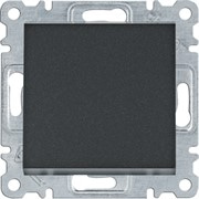 Выключатель крестовой, черный, Lumina WL0033 Hager
