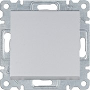 Кнопка, серебристый, Lumina WL0112 Hager