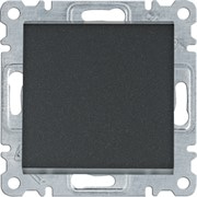Кнопка, черный, Lumina WL0113 Hager