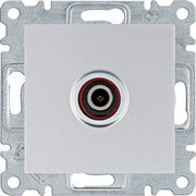 Розетка ТВ, серебристый, Lumina WL3212 Hager