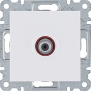 Розетка спутниковая, белый, Hager Lumina WL3230