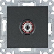Розетка для спутникового ТВ, черный, Lumina WL3233 Hager