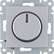 Диммер поворотный 600Вт, серебристый, Lumina WL4012 Hager