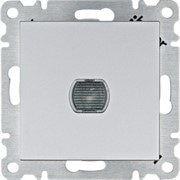 Диммер нажимной 300Вт, серебристый, Lumina WL4032 Hager