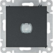 Диммер нажимной 300Вт, черный, Lumina WL4033 Hager