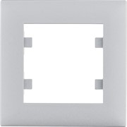 Рамка 1X, Lumina-Intens, серебристый, Lumina WL5512 Hager
