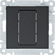 Заглушка, черный, Lumina WL7013 Hager