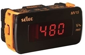 Цифровой вольтметр LED 48x96 мм.