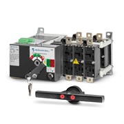 Переключатель напряжения с моторприводом 630А, 3 полюса, CS4P, питание 220V AC