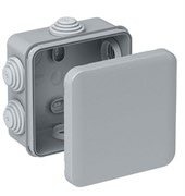 Коробка распределительная герметичная IP55 наружная квадратная 85х85х40 мм