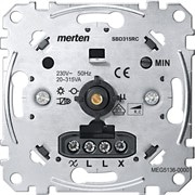 Диммер поворотный 20-315 Вт для емкостной нагрузки (RC), Merten MEG5136-0000