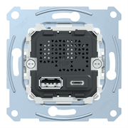 Механизм USB-зарядки Merten, A+C, 2,4А