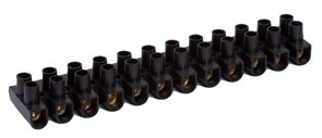 Клеммная колодка делимая, 12групп 3 А, черная, e.tc.stand.12.4.black Enext