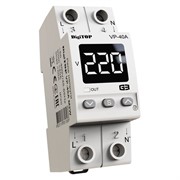 Реле напряжения 40А в компактном корпусе, белая индикация, VP-40A M2W DigiTop