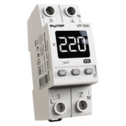 Реле напряжения 50А в компактном корпусе, белая индикация, VP-50A M2W DigiTop