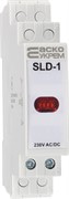 Сигнальный индикатор красный, 230V AC/DC, SLD-1