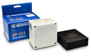 Датчик освещенности с таймером, 16А, IP66, белый ДР-321