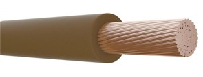 Провод ПВ-3 1,5 мм кв, коричневый, ЗЗЦМ