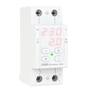 Реле напряжения с контролем тока, 63А, CV2-63 red Zubr