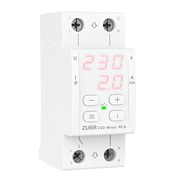 Реле напряжения с контролем тока, 40А, CV2-40 red Zubr