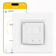 Wi-Fi терморегулятор с сенсорным управлением terneo sx, белый