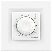 Термостат для теплого пола с рамкой terneo rtp, белый