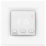 Терморегулятор для теплого пола с рамкой terneo st NEW, белый
